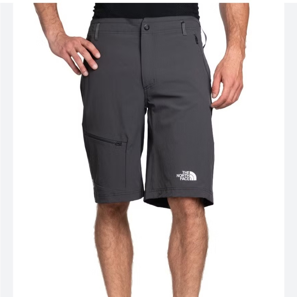 The North Face Speedlight Slim Tapered Shorts, specifically in "Asphalt Grey New
